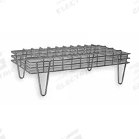 APPROVED VENDOR Low Profile Dunnage Rack: 10 1/2 in x 36 in x 24 in, Steel, 1,400 lb Load Capacity (MPN 2HFX6). Key specifications — Finish: Chrome; Color: Silver; Brand: APPROVED VENDOR; Material: Steel.