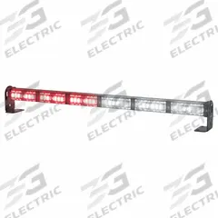 CODE 3 Warning and Directional Light Stick: Combo Warning and Directional Light, Red/White, Clear (MPN MTS626MC-RW). Key specifications — Brand: CODE 3; Lens Color: Clear; Number of Flash Patterns: 41; Installation Type: Removable; Operating Voltage: 12 to 24V.