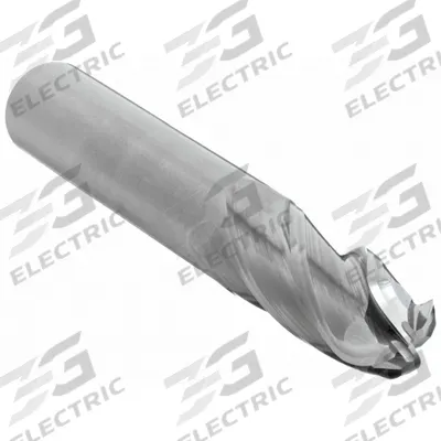 OSG Ball End Mill: Carbide, 4 Flute, 7 mm Mill Dia, 19 mm LOC, 64 mm OAL (MPN 404-2756-BN) - General Purpose Carbide Ball End Mills