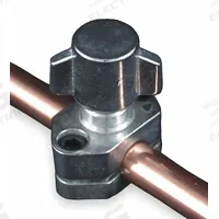 JB INDUSTRIES Line Piercing Valve: For 1/2 in_5/8 in Tube, Clamp Installation, Access (MPN LT-810). Key specifications — Brand: JB INDUSTRIES; Valve Material: Aluminum.