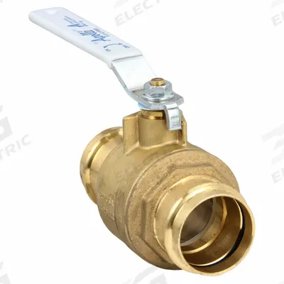 APOLLO Manual Two-Way Ball Valve: 2 in, Brass, Straight, Press x Press - Brass Ball Valves