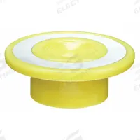 SCHNEIDER ELECTRIC Mushroom Head: 30 mm Panel Size, Illuminated, Non-Metallic, Yellow (MPN 9001Y22). Key specifications — Manufacturer Part Number: 9001Y22; Compatible Operator Illumination: Illuminated; Compatible with Series: 9001k; Head Attachment Type: Snap-On; Head Material: Plastic; Brand: SCHNEIDER.