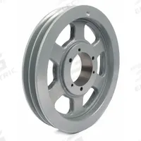 APPROVED VENDOR V-Belt Pulley: 5V1180, 2 Groove, 11.8 in OD, Bushed Bore, SK, Quick Detachable (MPN 5V1182). Key specifications — Pulley Industry Number: 5V1180; Pitch Diameter: 11.8 in (5V); For Belt Section (broad, with similar types): 5V or 5VX.