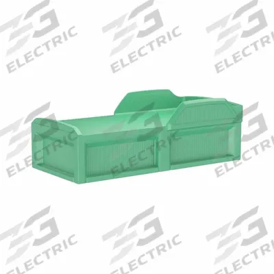 CORTECH Institutional Bed: Green, 80 in Overall Lg, 36 in Overall Wd, 27 in Overall Ht - No Storage Bed Frames