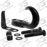CURT Tow Hook: 5/16 in Overall Hook Size, 3 1/8 in Overall Wd, 5 1/2 in Overall Lg, Black, Steel (MPN 22411). Key specifications — Material: Steel; Hook Type: Tow Hook; Brand: CURT; Equipment Color: Black.