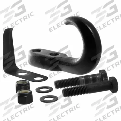 CURT Tow Hook: 5/16 in Overall Hook Size, 3 1/8 in Overall Wd, 5 1/2 in Overall Lg - Tow & Recovery Hooks