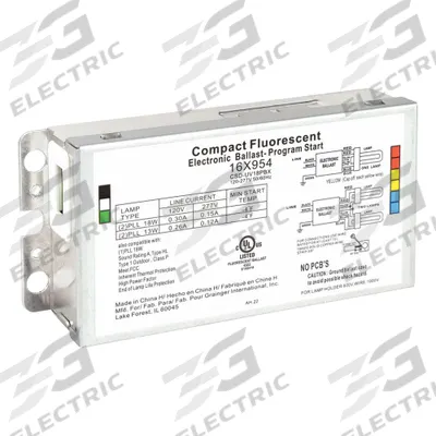 APPROVED VENDOR Ballast: 120 to 277V AC, 1/2 Lamps Supported - Programmed Rapid Start Electronic Fluorescent Ballasts