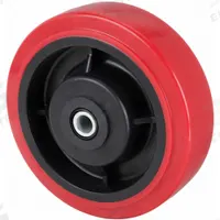 APPROVED VENDOR Caster Wheel: 6 in Wheel Dia., 2 in Wheel Wd, Polyurethane, 900 lb Load Rating, Std (MPN 426A69). Key specifications — Brand: APPROVED VENDOR; Wheel/Tread Color: Red.