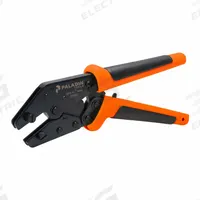 PALADIN Ratchet Crimper: For Flat/HDYV BNC/TNC/Rounded/Solid/Stranded, 9 7/8 in Overall Lg (MPN PA8000). Key specifications — attr470438: Crimper; attr470441: Non-Metallic; attr470442: Rounded; attr470440: Rubber-Embedded Handles; attr424247: PALADIN.