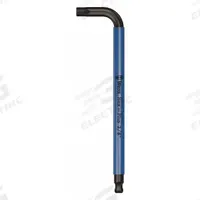 WERA Hex Key: 1 Ball Ends, 3/8 in Tip Size, SAE, Long, Alloy Steel, Satin, 9 in Long Arm Lg, L (MPN 05022638001). Key specifications — attr1205521: WERA; attr1205526: Satin.