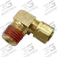 PARKER Compression Fitting Adapter: 1/8 in OD x 1/8 in Pipe Fitting Size, Compression x MNPT, Brass (MPN VS269CA-2-2). Key specifications — Brand: PARKER.