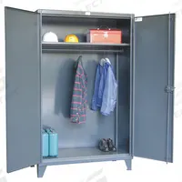 STRONG HOLD Storage Cabinet: 36 in x 24 in x 78 in, 1 Adj Shelf, Swing Handle & Padlock Hasp, Legs (MPN 36-WR-241). Key specifications — Brand: STRONG HOLD; Base Type: Legs; Cabinet Color: Dark Gray; Frame Assembled: Assembled.
