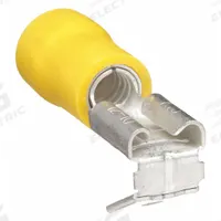 GRAINGER Wire Disconnect: Yellow, Vinyl, Partial Coverage, 0.25 in x 0.032 in Tab (MPN 31A497). Key specifications — attr1307662: Socket/Tab; attr1307676: GRAINGER.