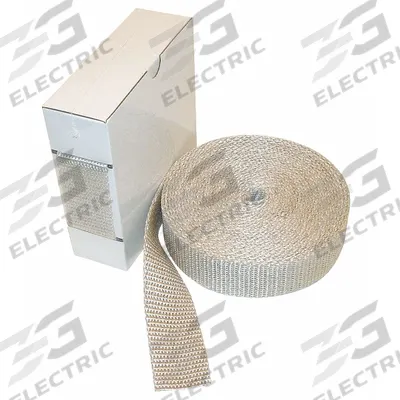 APPROVED VENDOR Electrical Tape: 2 in Roll Wd, 8 3/8 yd Overall Roll Lg, 3.17 mil Thick - High-Temperature Silica Tape