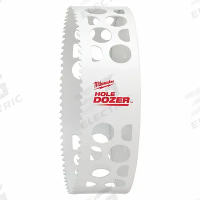 MILWAUKEE Hole Saw: 6 in Saw Dia., 3.5 Teeth per Inch, 1 5/8 in Max. Cutting Dp - Multi-Material-Cutting Hole Saws without Arbor