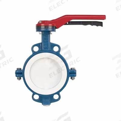 GHIBSON Butterfly Valve: 2 1/2 in Pipe Size, Concentric, 250 psi Max. Pressure (CWP) - Ductile Iron General-Service Butterfly Valves