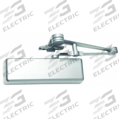LCN Door Closer: Parallel Mounting Type, Grade 1 - Heavy Duty, Aluminum, 10 3/8 in Lg - Parallel Arm-Mount Door Closers