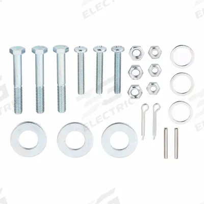 MAGLINER Fastener Kit: 1 1/8 in Overall Ht, 1 1/8 in H x 6 in W, 7 in Overall Lg - Replacement Fastener Kits for Hand Trucks
