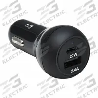 EATON TRIPP LITE Usb Charger: Charger, 3 Connections, Black, USB A (Female)/USB C (Female) (MPN U280-C02-39W-1B). Key specifications — Color: Black; Product Type: Charger; Compatible Devices: E-Readers; Brand: EATON TRIPP LITE; Ports: USB C (Female).