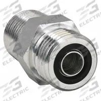 PARKER Compression Fitting Adapter: 1/2 in OD x 1/2 in Pipe Size, 3/8-18 Thread Size, Steel (MPN 8 FLO-S). Key specifications — Brand: PARKER; Series: Seal-Lok.