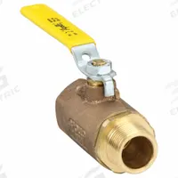 APOLLO Manual Two-Way Ball Valve: 1 in, Bronze, Straight, FNPT x MNPT, 600 psi Max. Pressure (CWP) (MPN 7080501). Key specifications — Brand: APOLLO; Handle: Lever.