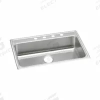 JUST MANUFACTURING Bowl Drop-In Sink: 31 in Overall Lg, 22 in Overall Wd, 4 1/2 in Bowl Dp, 1 Bowls (MPN SLADA2231A454-J). Key specifications — Brand: JUST MANUFACTURING; Color Family: Silver/Gray.