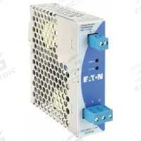 EATON DC Power Supply: DIN Rail, 60 W Output Power - Rated, 2.5 A Current - Output, Single Phase (MPN PSG60E24RM). Key specifications — attr1044898: Single; attr1044874: Metal; attr1044879: 100 to 240V AC; attr211400: EATON.