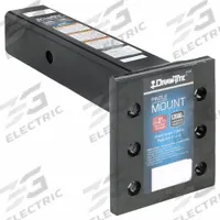 REESE Pintle Hook Mounting Plate: 12,000 lb Gross Vehicle Wt Capacity, 7 3/4 in (MPN 45156). Key specifications — Size: 6 in x 5 in; Includes: 6 x 5 in Plate; Material: Steel; Shank Diameter: 7-3/4 in; Brand: REESE.