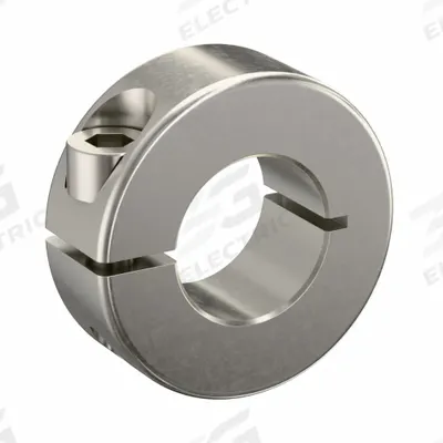 RULAND MANUFACTURING Shaft Collar: 1-Piece, Metric, Round, Clamp-On, 20 mm Bore Dia - Stainless Steel Shaft Collars