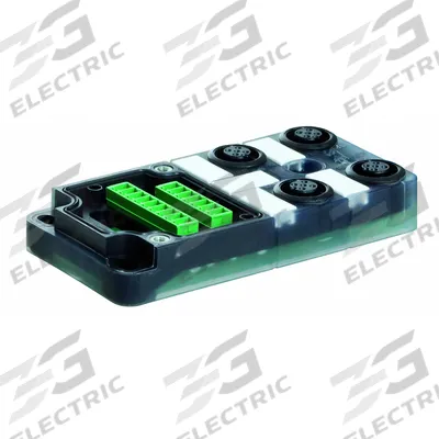 MURRELEKTRONIK M12 distribution block: EXACT12, 4 Ports - Passive Sensor Junction Blocks without Homerun Cable