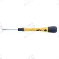 WIHA ESD-Safe Precision Torx Screwdriver: ESD Safe PicoFinish, Std Lg, Torx Tip, T4 Tip Size (MPN 27863). Key specifications — attr1205076: T4; attr1205081: WIHA.