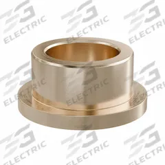 Flanged Sleeve Bearing: Bronze, SAE 841, 5/8 in Bore, 7/8 in OD, 1/2 in Lg, USDA H-1 Approved, 3 PK (MPN ECOF101408). Key specifications — System of Measurement: Inch; Lubricant Material: USDA H-1 Approved; Material Grade: SAE 841; Flange Type: Flanged; Brand: BUNTING BEARINGS.