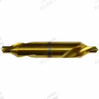 KEO Center Drill: Plain Type, #2, 60°, 1 7/8 in Overall Lg, LH, TiN Coated High Speed Steel (MPN 906-000-769). Key specifications — Brand: KEO; End Type: Double End.
