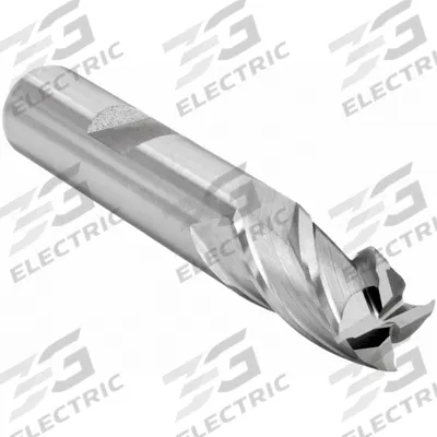 OSG Square End Mill: Cobalt, 4 Flute, 7/16" Mill Dia, 1-1/4" LOC, 3-1/4" OAL (MPN 5410900) - General Purpose Cobalt Square End Mills