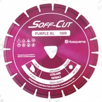 HUSQVARNA Diamond Saw Blade: Concrete/Granite, 6 in Blade Dia., Dry, For Masonry Saw, Better (MPN XL6-1000). Key specifications — attr1097734: Dry; attr1097738: Masonry Saw; attr1097751: HUSQVARNA.