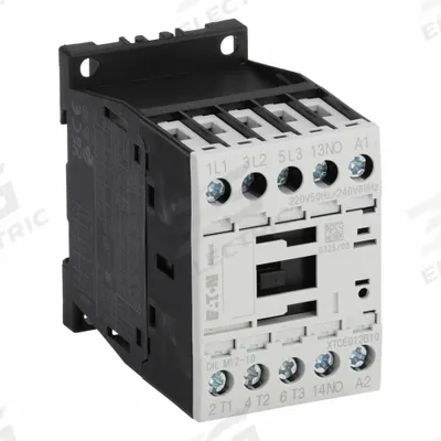 EATON Magnetic Contactor: Non-Reversing, 3 Poles, 3NO Contacts, 12 A - Non-Reversing IEC Contactors