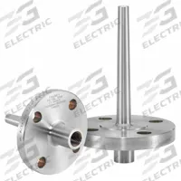 ASHCROFT Flanged Thermowell: Stainless Steel, For 12 in Stem Lg, 10 in Insertion Lg (MPN 15W1000HF260SR150). Key specifications — Maximum Operating Temperature: 1,000°F at 20 psi; Brand: ASHCROFT; Maximum Operating Pressure: 275 psi at <100°F.