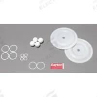 DAYTON Fluid End Repair Kit: Fluid End Repair Kit, 6PY74, PTFE, PTFE. Key specifications — Manufacturer Part Number: 6PY74.