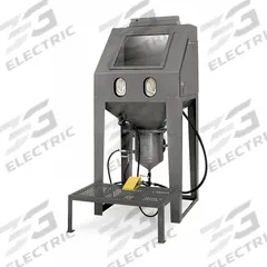 ECONOLINE Abrasive Blast Cabinet: Pressure Feed, 40 in W x 38 in D Work Area, 12 cfm (MPN 102760G-A). Key specifications — Brand: ECONOLINE; Includes: Nozzle; Cabinet Opening Type: Side Door; Air Flow - Maximum: 12 cfm.