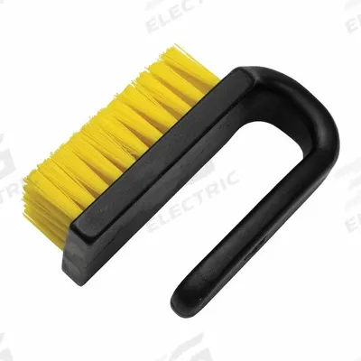 MENDA Dissipative Brush: 4 in Overall Lg, Nylon, Polypropylene, Non-Sparking - Lab Brushes