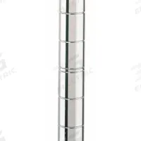 METRO Industrial Wire Shelving Post: 14 in x 1 in, Stainless Steel, Split Sleeve, Silver, 1 Posts (MPN 13UPS). Key specifications — Brand: METRO; Resistance Properties: Corrosion-Resistant; Recommended Environments: Dry; Leveling Feet Included: No; Color: Silver; Finish: Stainless Steel; Material: Stainless Steel.