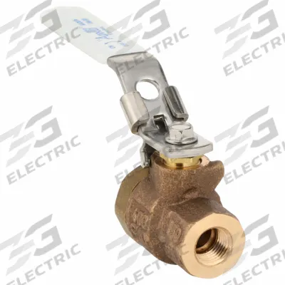 APOLLO Manual Two-Way Ball Valve: 1 in Size, Bronze, Straight, FNPT x FNPT - Bronze Ball Valves