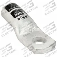 QUICKCABLE Wire Connector: Heavy Wall Lug, Crimp/Lug, Tin Plated Copper, 1/0 ga, Black, Straight (MPN 6410-525-001F). Key specifications — attr176858: Straight; attr176857: Yes; attr176856: Heavy Wall Lug; attr160377: Tin Plated Copper; attr160378: 1/0 ga; attr520119: 3/8 in; attr160375: Black; attr160370: QUICKCABLE.