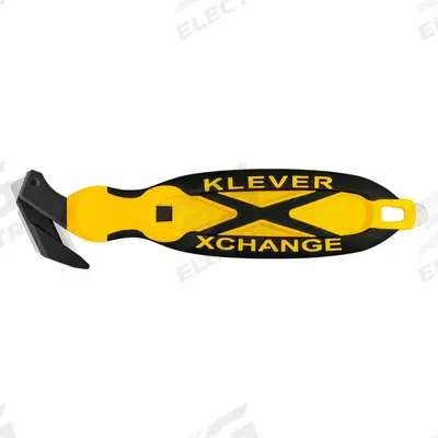 KLEVER Hook Cutter: 7 in Overall Lg, Oval Handle, Rubberized, Carbon Steel - Single-Hook Safety Cutters