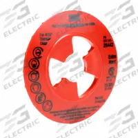 3M Disc Face Plate: 4 in Dia, Extra Hard, Red (MPN 60440239774). Key specifications — Brand: 3M.