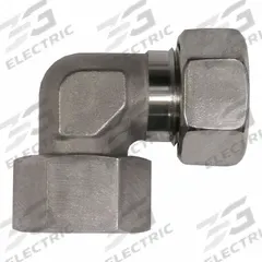 BRENNAN INDUSTRIES Compression Elbow: 20 mm OD x 20 mm OD Size, M30X2.0 x M30X2.0 Thread Size, Steel (MPN D6500-S20-S20). Key specifications — Brand: BRENNAN INDUSTRIES; Series: D6500.