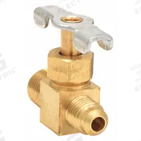 WEATHERHEAD Needle Valve: Inline Valve Body, Brass, 1/4 in Pipe Size, Flare x MIP, For Water Media (MPN 6700). Key specifications — For Media: Water; Seal Material: Metal; Brand: WEATHERHEAD; Connection Gender - Side 2: Male; Connection Type - Side 1: Flare; Connection Type - Side 2: IPS; Connection Type: Flare x MIP.