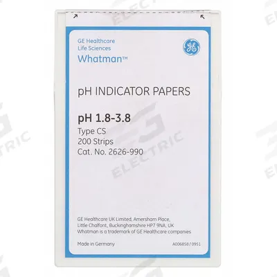 CYTIVA WHATMAN pH Indicator Test Strips: 1.8 pH to 3.8 pH, 0.2 pH Resolution - High Precision pH Strips