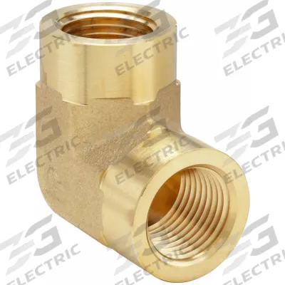 PARKER Metal Pipe Elbow: 90° Elbow, 1/2 in x 1/2 in - Threaded High-Pressure Pipe Fittings