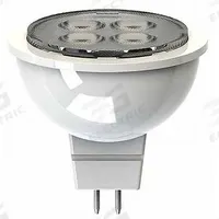 GE LAMPS Compact LED Bulb: LED, MR16, 2-Pin (GU5.3), 6.5 W Watt, 50 W Incandescent Watt Equivalency (MPN LED6.5MR1682735). Key specifications — Bulb Finish: Clear; Color Temperature: 2700K; Shatter-Resistant: No; Brand: GE LAMPS; Voltage: 12 V; Bulb Shape: MR16.